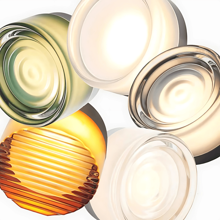 Modern Wall Light with Integrated LED – 7 Unique Styles for Elegant Interiors, Metal and Glass Design, Indoor Use 5