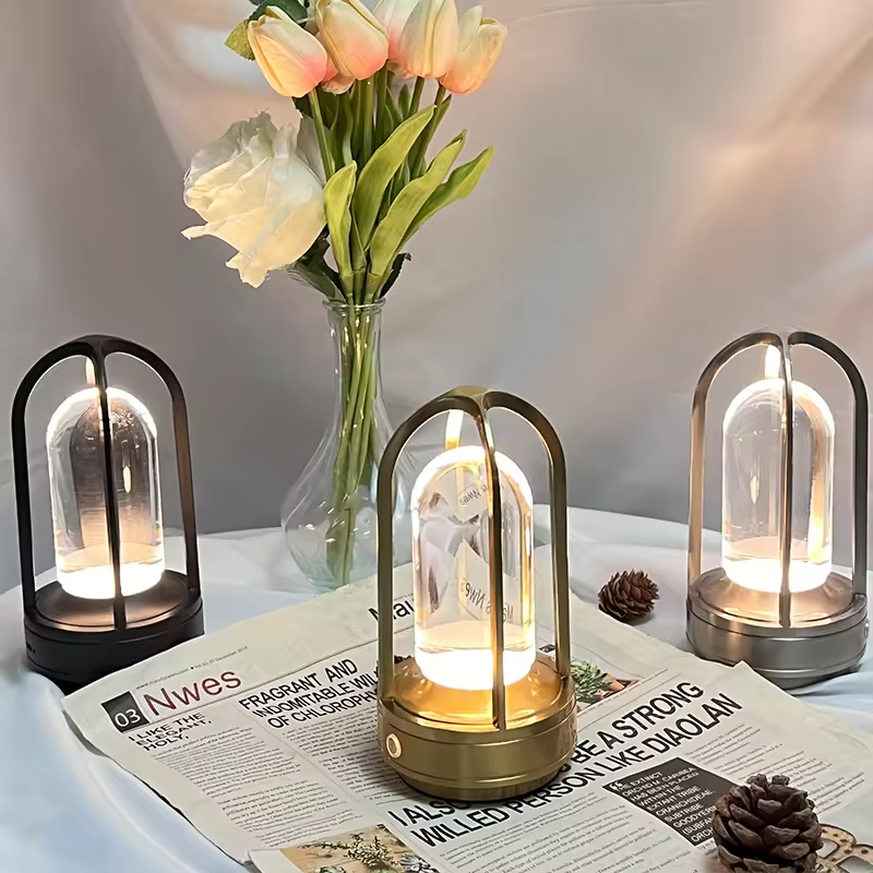 Modern Wireless LED Table Lamp with Touch Switch – Cordless Rechargeable Design for Easy Control 3