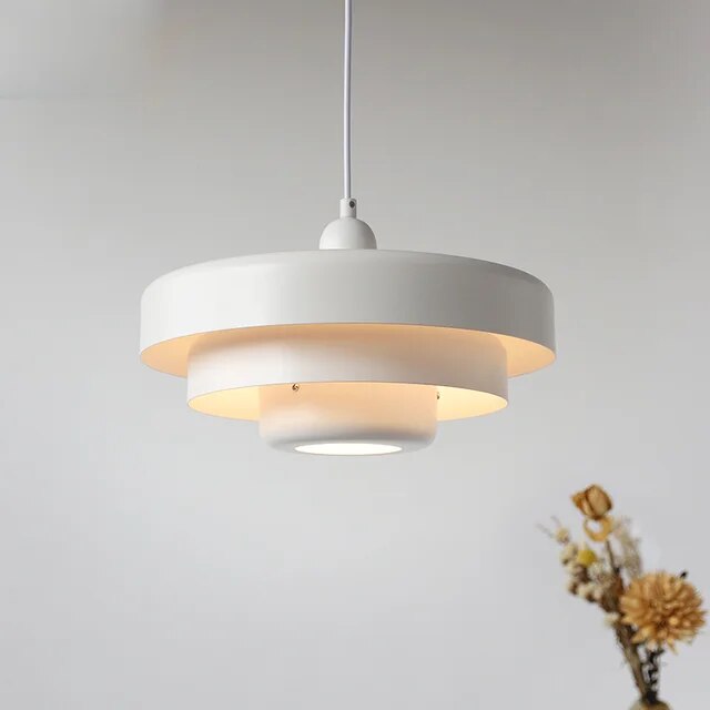 Modern Pendant Light – Italian Inspired – Frosted Glass Shade