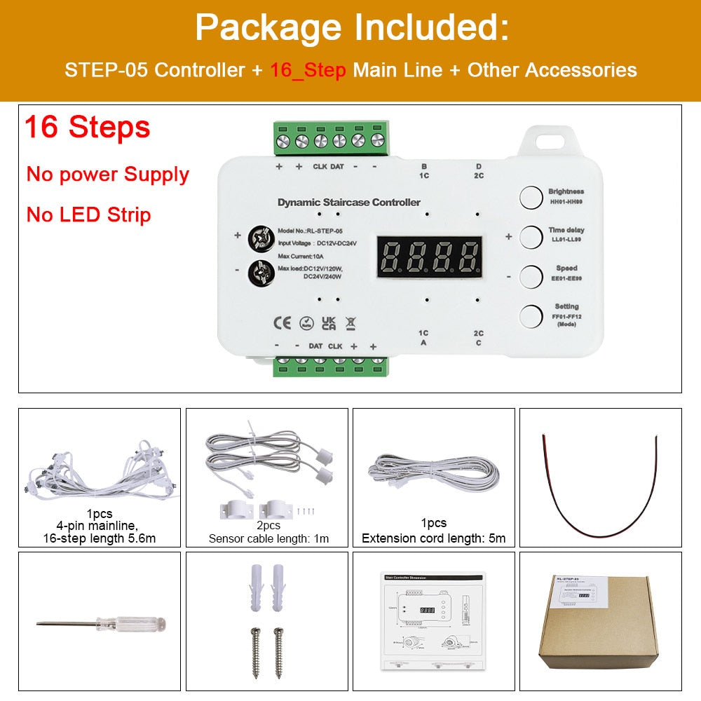Motion Sensor LED Stair Lights Indoor – Low Voltage 12V-24V, Flexible Installation, High Brightness for Safety and Style 8