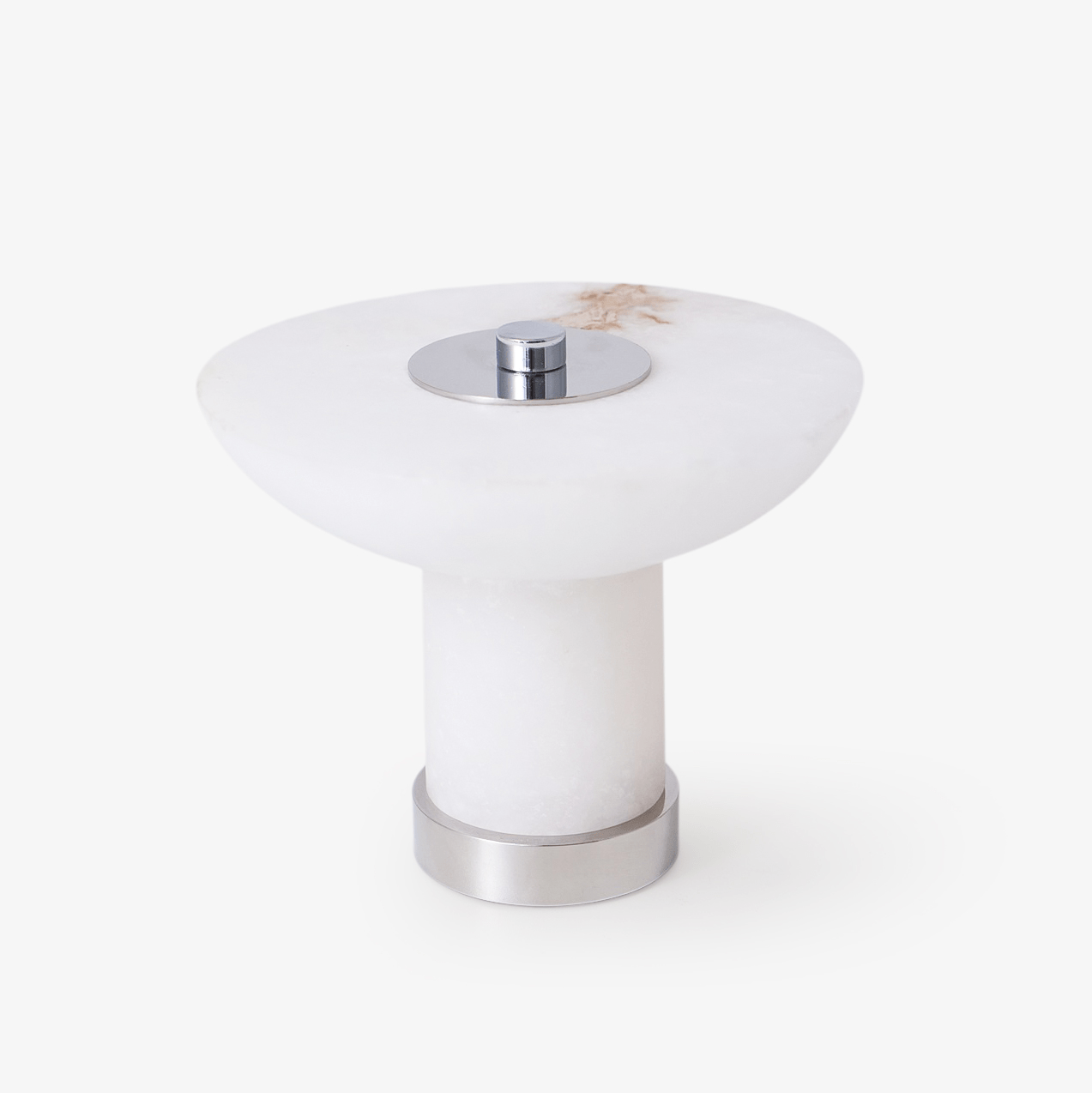 Mushroom-Shaped Alabaster Table Lamp with Touch Control and Integrated LED – Versatile Lighting for Bedside or Desk 1