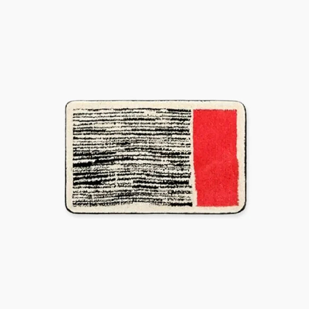 Non-Slip Abstract Bath Mat – Soft Microfiber Bathroom Rug, Machine Washable, Multiple Sizes Available 2