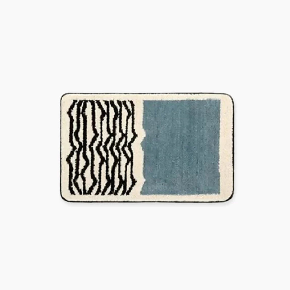 Non-Slip Abstract Bath Mat – Soft Microfiber Bathroom Rug, Machine Washable, Multiple Sizes Available 6