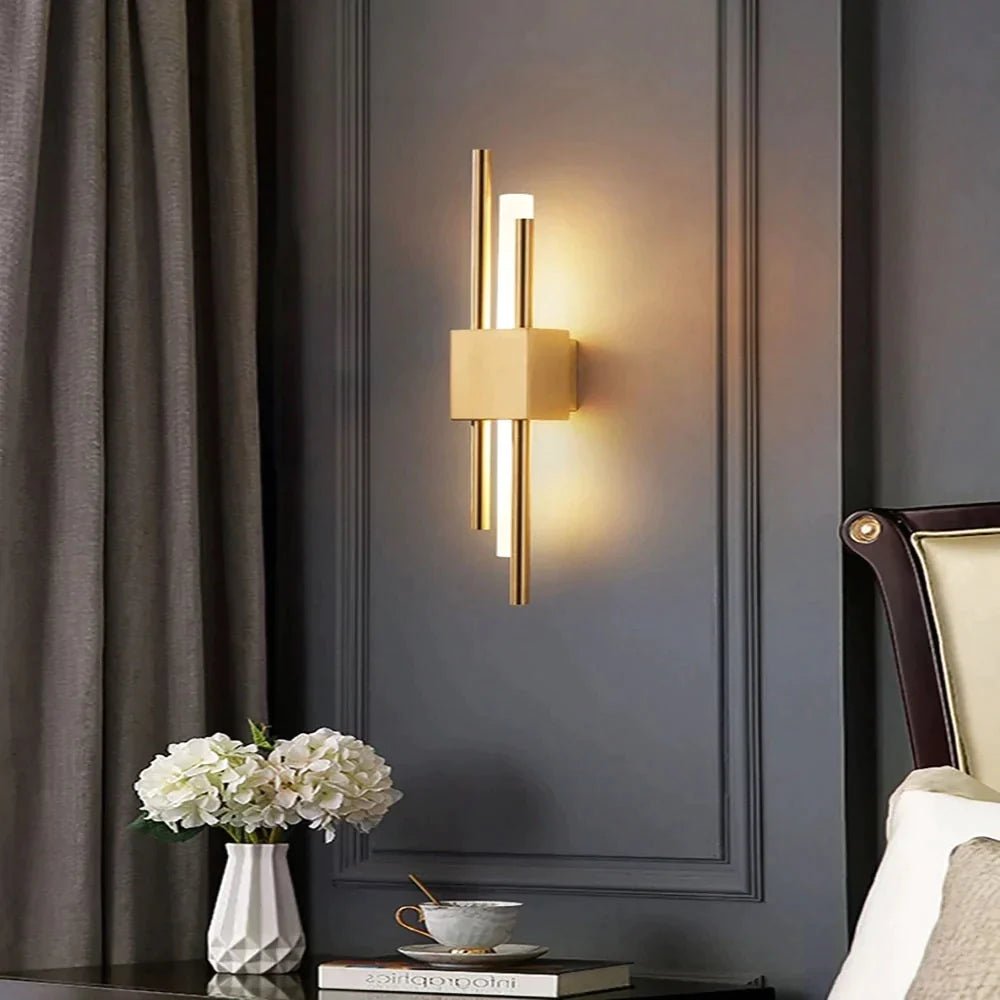 Nordic Wall Lamp Duo – Elegant Warm White Wall Sconce for Modern Spaces, Iron Construction, Easy Installation