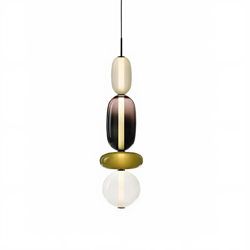 Nordic Candied Glass Pendant Light – Adjustable Kitchen Pendant Lighting for Modern Interiors 14