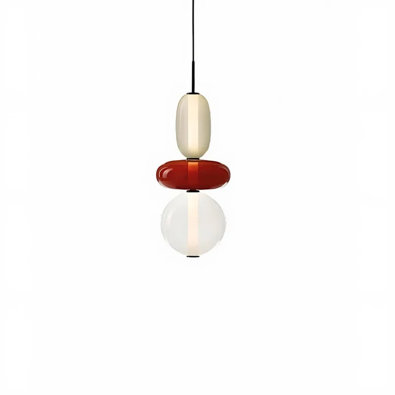 Nordic Candied Glass Pendant Light – Adjustable Kitchen Pendant Lighting for Modern Interiors 22