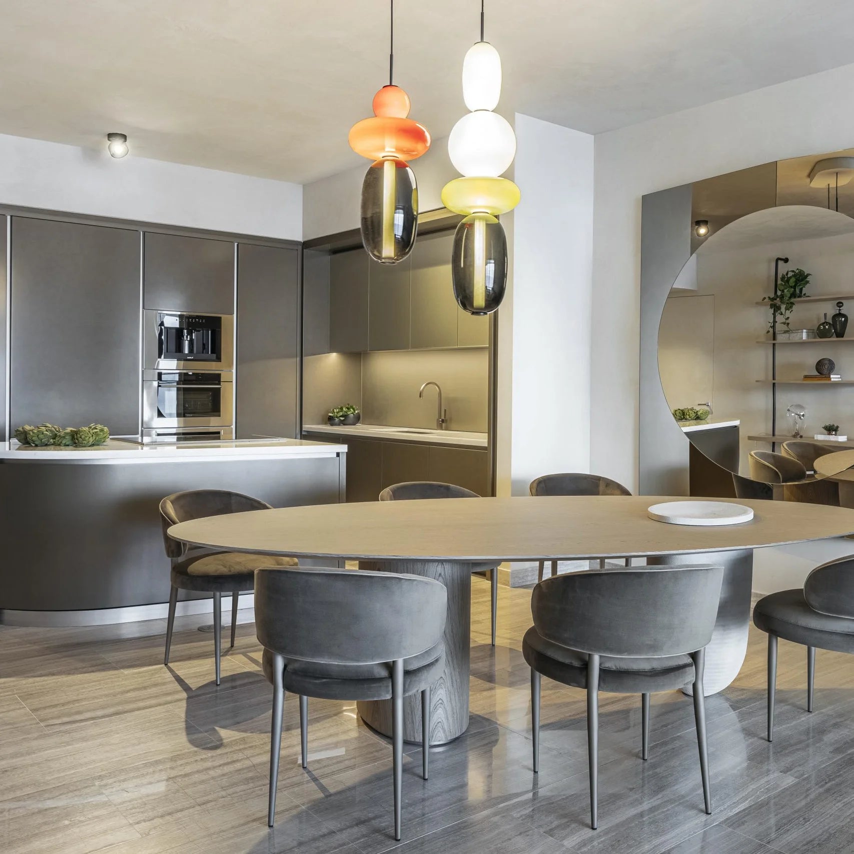 Nordic Candied Glass Pendant Light – Adjustable Kitchen Pendant Lighting for Modern Interiors 8