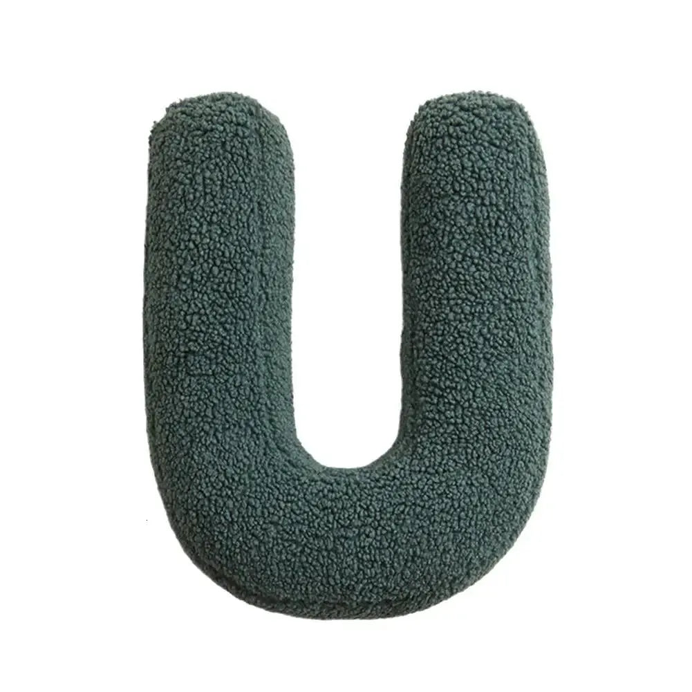 Nordic Decorative Cushion in English Letter Design – Soft Cotton Filling for Home Décor 12