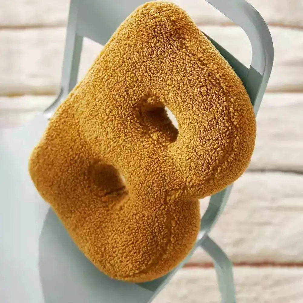 Nordic Decorative Cushion in English Letter Design – Soft Cotton Filling for Home Décor 8