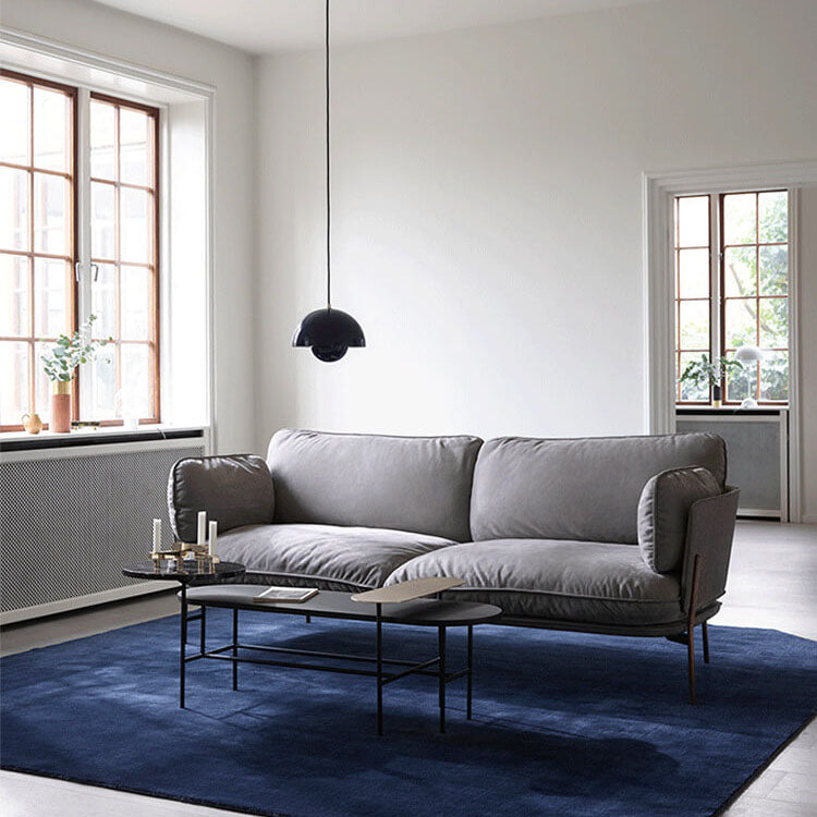 Nordic Macaron 1-Light Pendant Light with Semicircle Dome Design – Adjustable Height 9