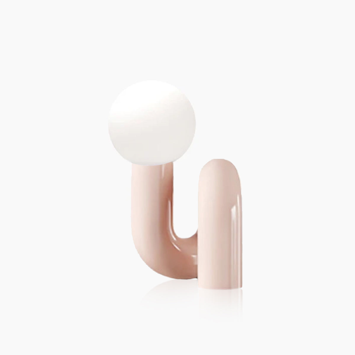 Nordic Twisted Ball Table Lamp β Frosted Glass and Resin with Tri-Color LED Lighting β Compact Bedside or Desk Lamp 0