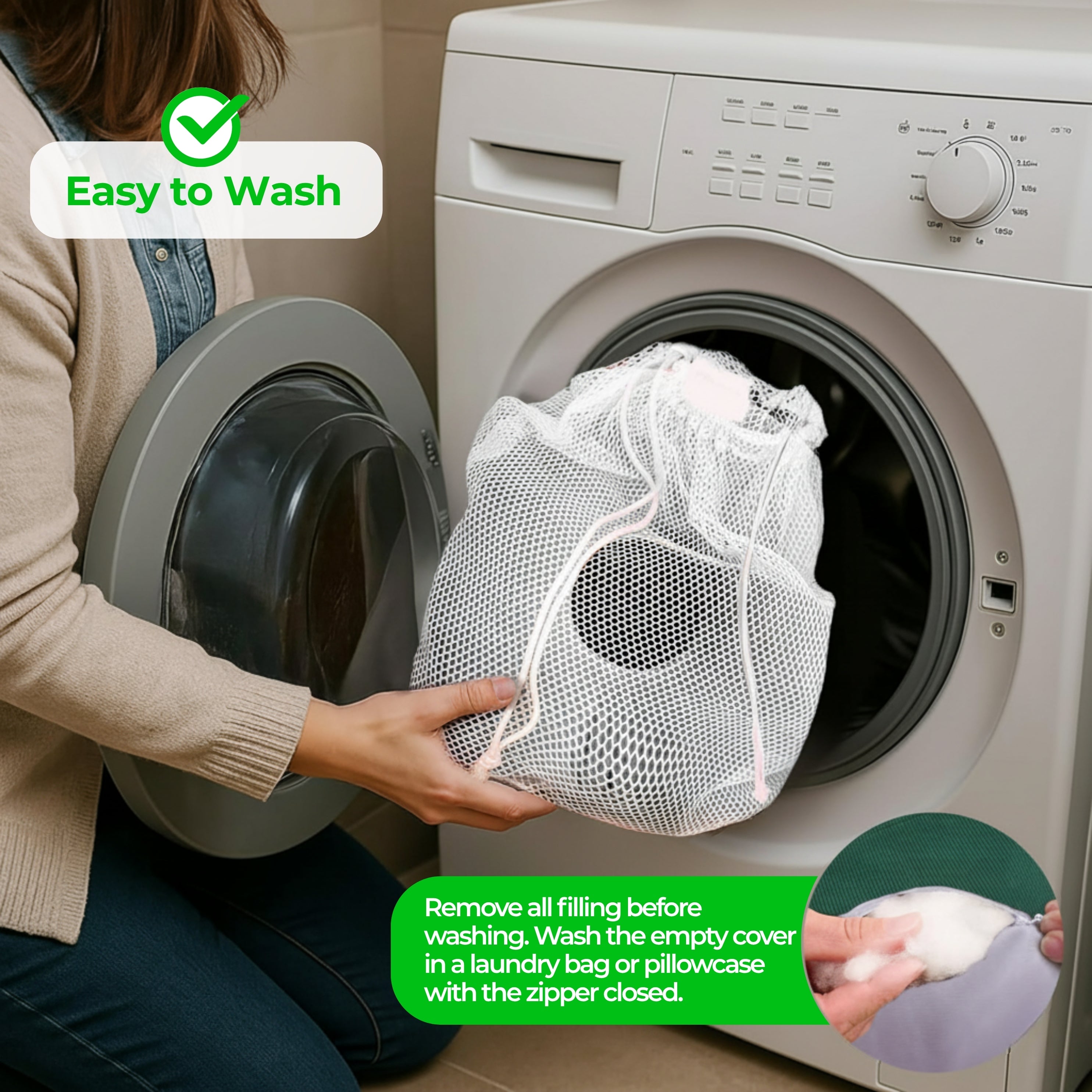 O-Shaped Ear Pillow for Side Sleepers – Soft Cotton Design with Unique Ear Hole for Comfort and Pressure Relief 7