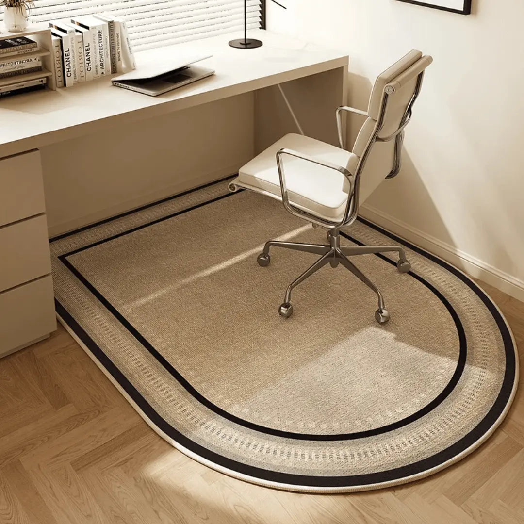 Office Chair Mat β Durable Short Pile Fleece Floor Protector with Non-Slip Backing for Home and Office Use 2