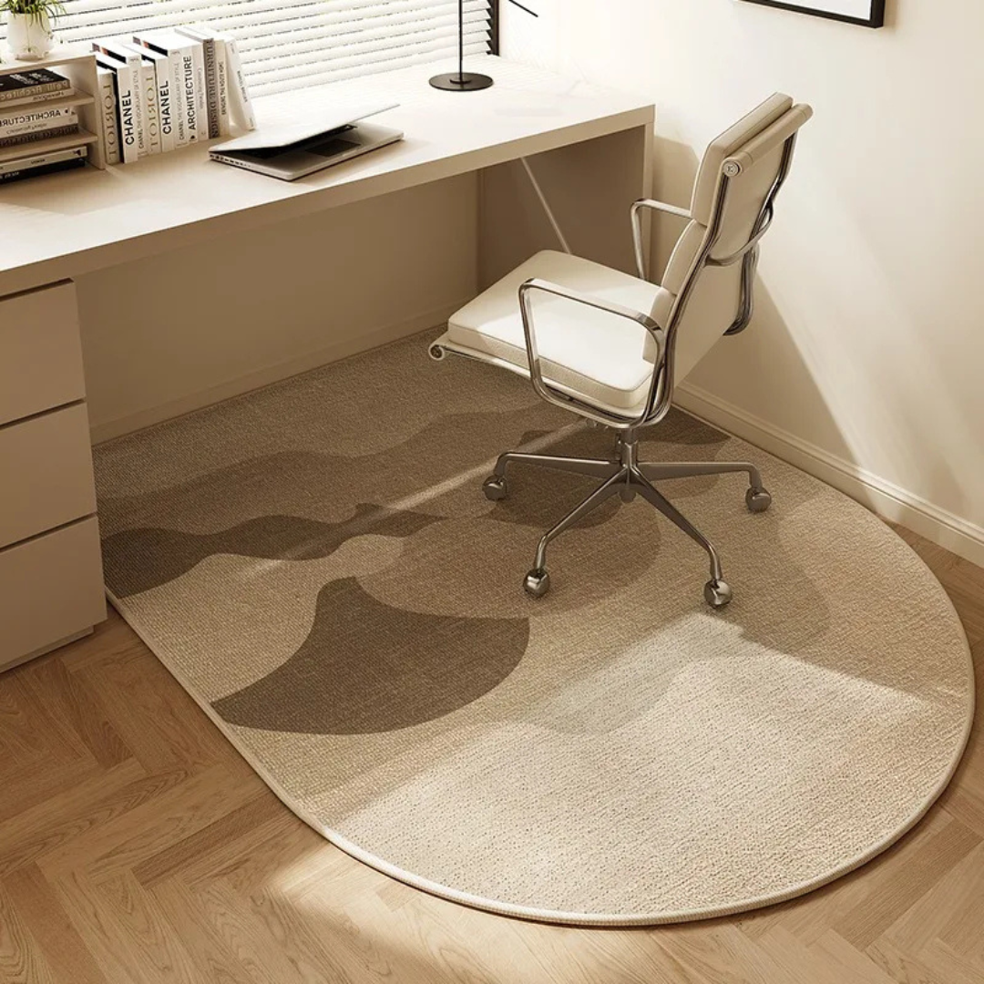 Office Chair Mat β Durable Short Pile Fleece Floor Protector with Non-Slip Backing for Home and Office Use 3
