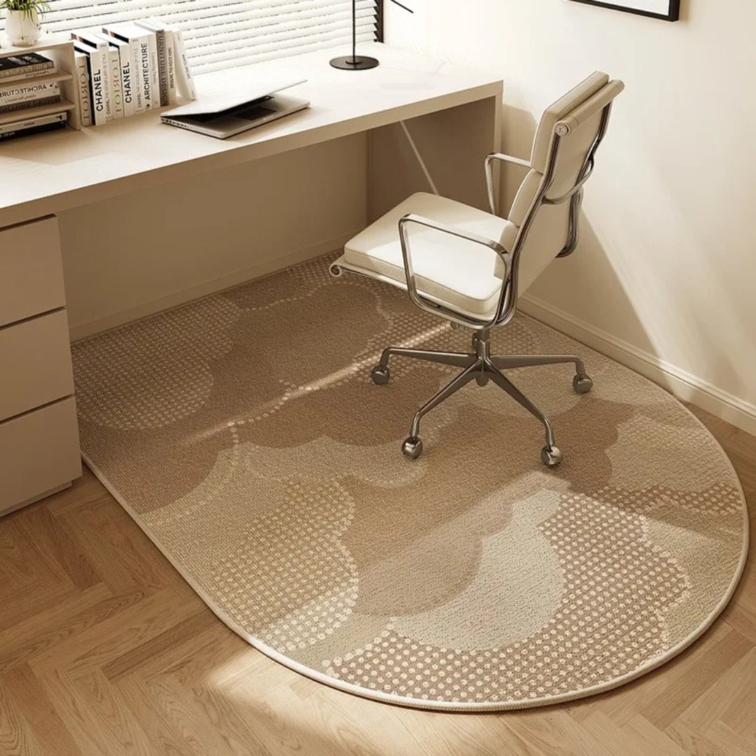 Office Chair Mat β Durable Short Pile Fleece Floor Protector with Non-Slip Backing for Home and Office Use 4