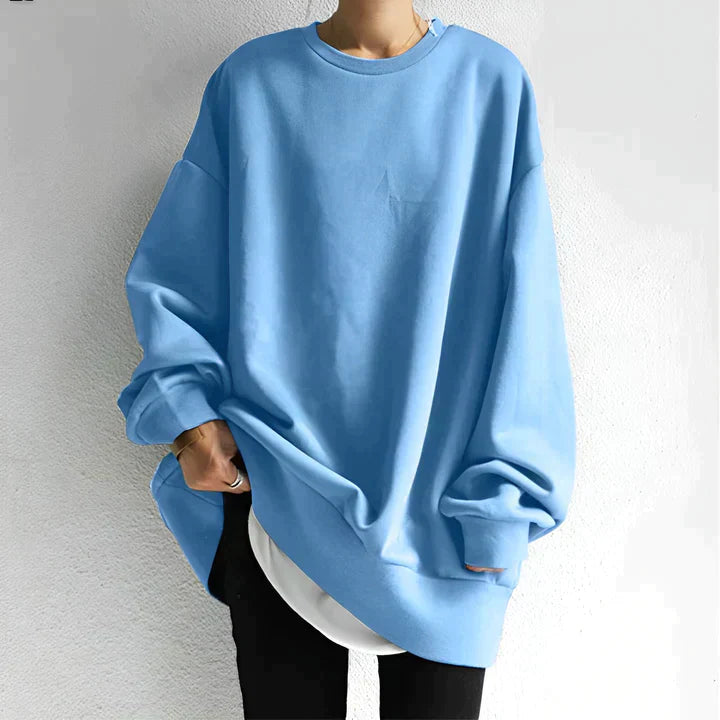 Oversized Warm Sweater for Women - Plus Size Comfortable Layering Knitwear 3