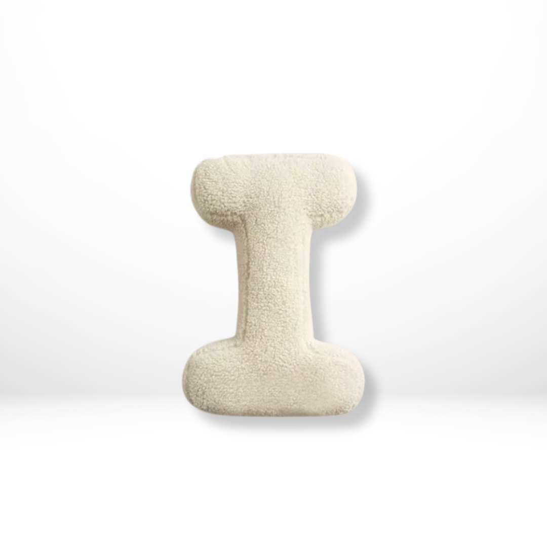Personalized Velvet Decorative Cushion Cover - Soft Alphabet Pillow for Couch and Home Decor 17