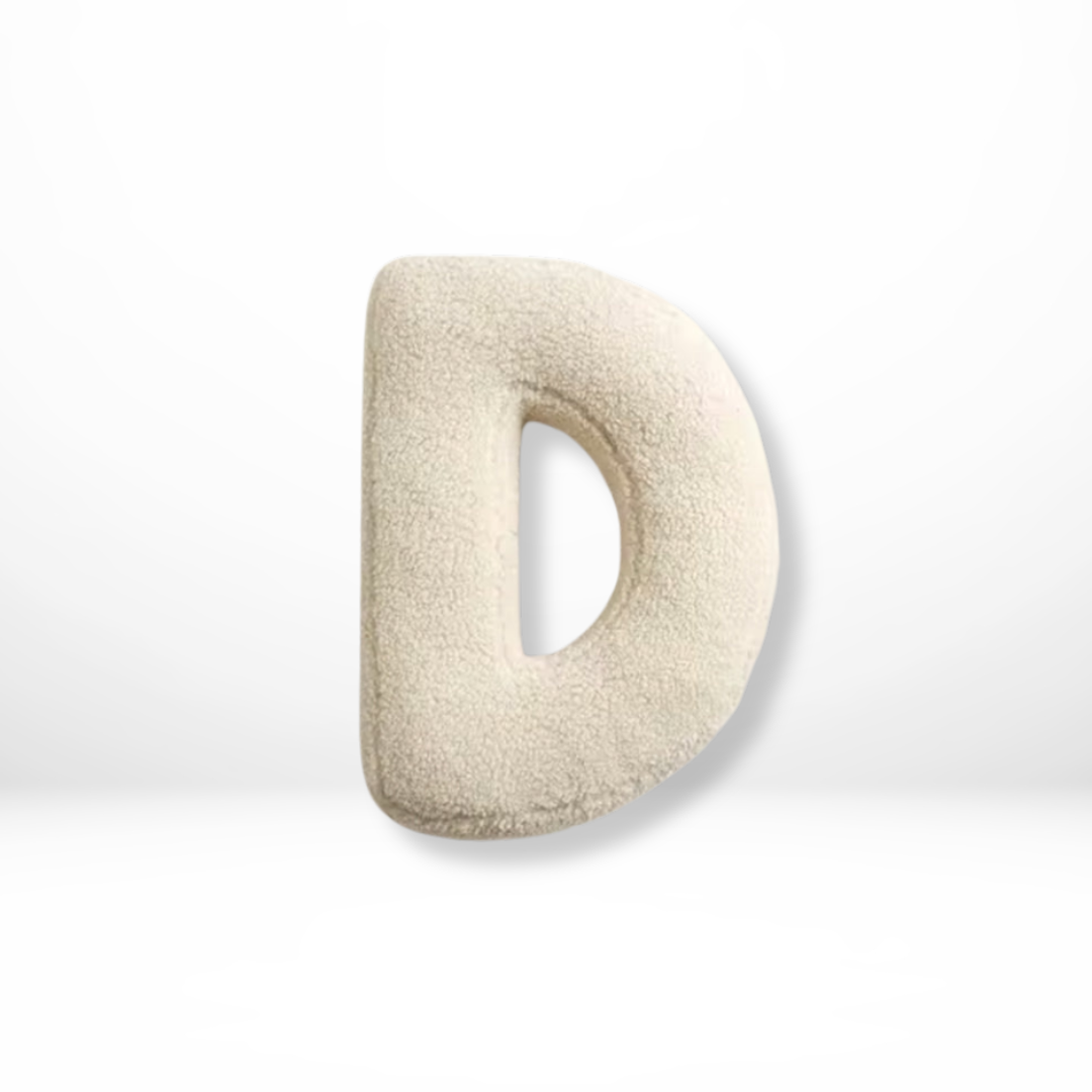 Personalized Velvet Decorative Cushion Cover - Soft Alphabet Pillow for Couch and Home Decor 7