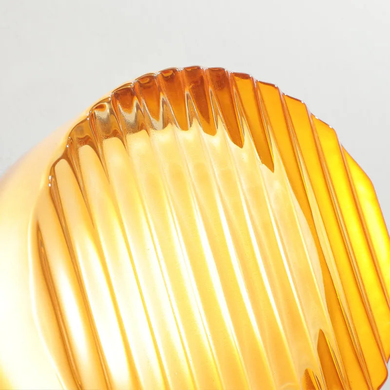 Plexiglass Wall Light with Fluted Design – Modern LED Wall Lamp for Contemporary Interiors, Easy Mount Sconce 6