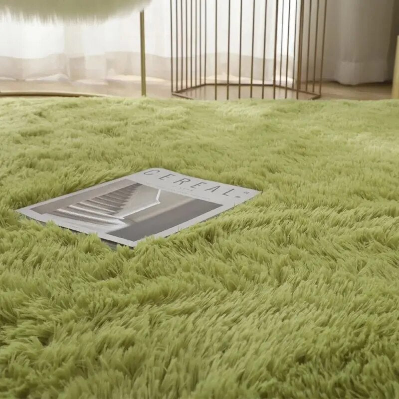 Plush Carpet with Non-Slip Backing and Modern Wilton Style