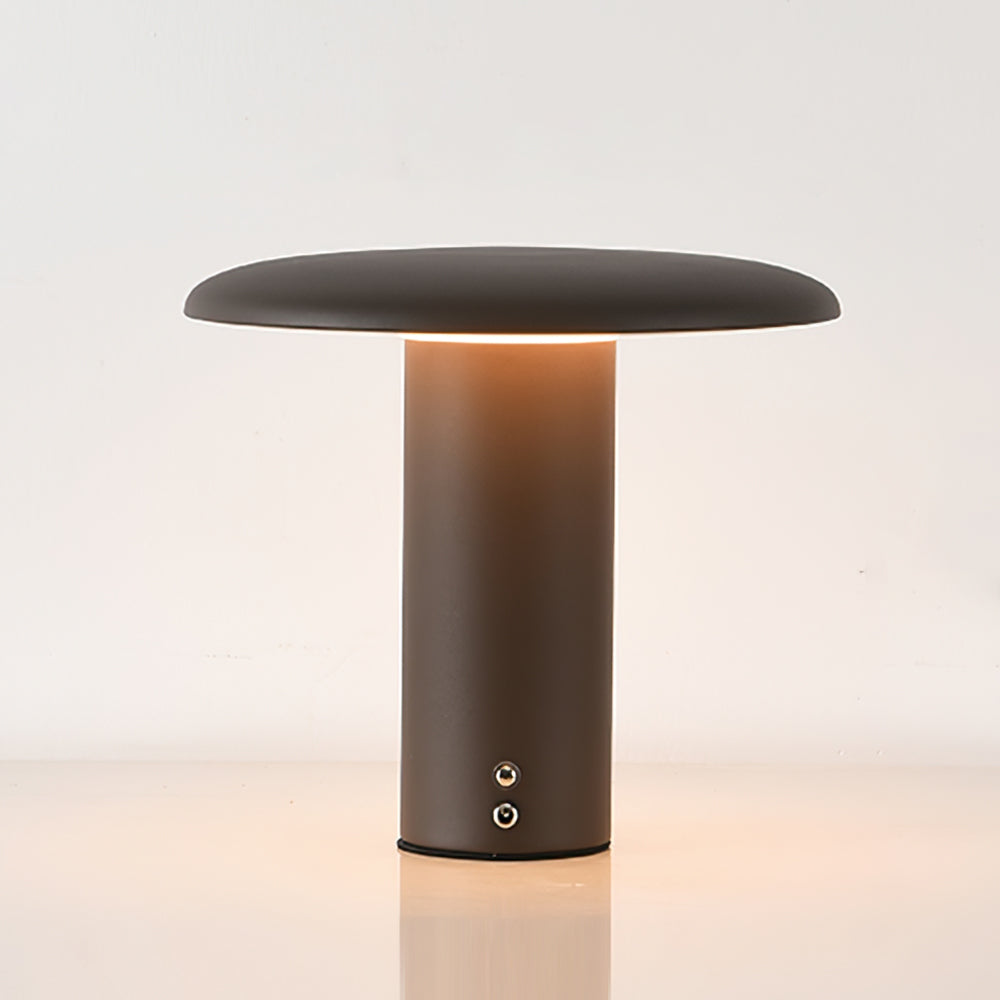 Portable Battery Table Lamp with Integrated LED β Lightweight Cordless Design for Home and Office 0
