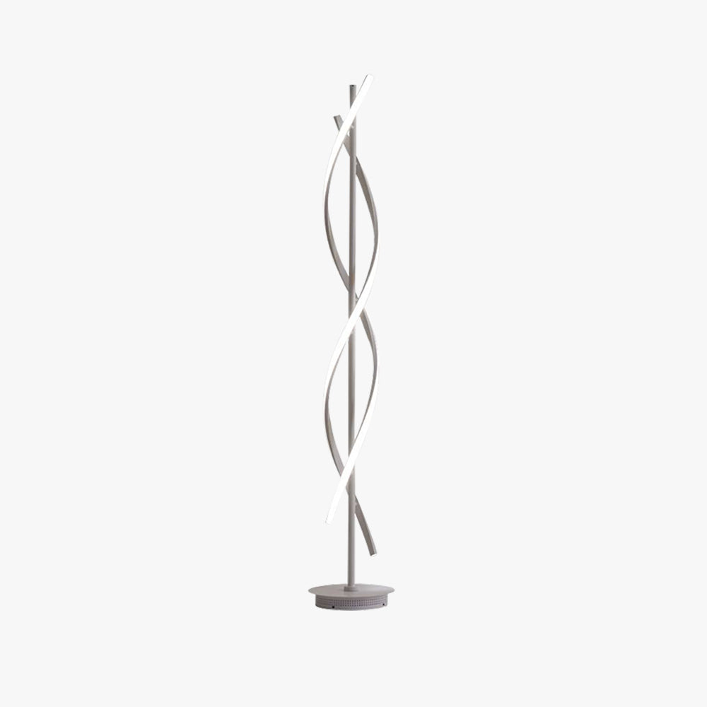 Postmodern Linear Floor Lamp in Black and White – Elegant Acrylic Shade for Modern Interiors 1