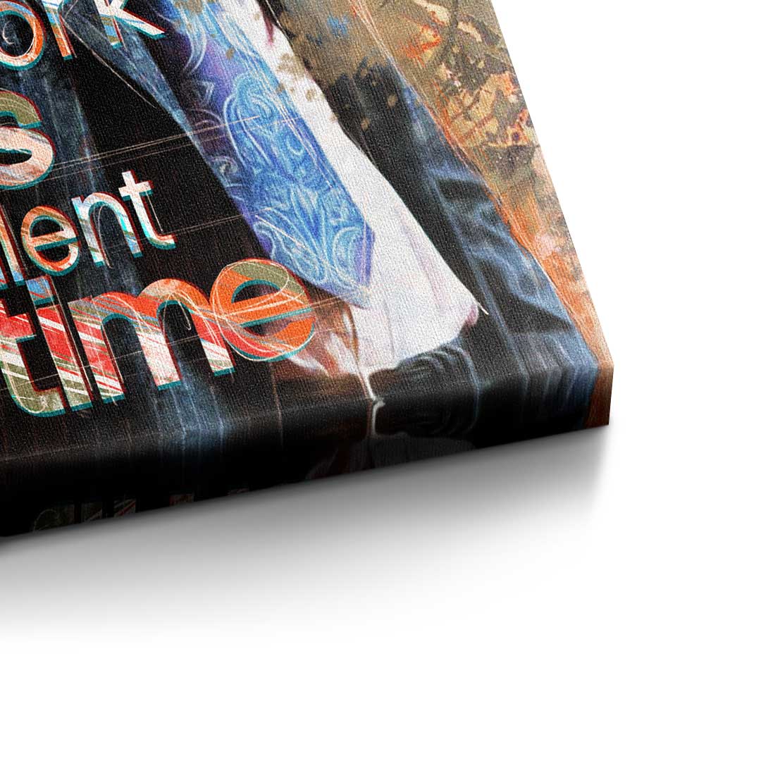 Premium Canvas Wall Art - Hard Work Beats Talent - Ready to Hang Motivational Canvas Print for Home or Office Décor 7