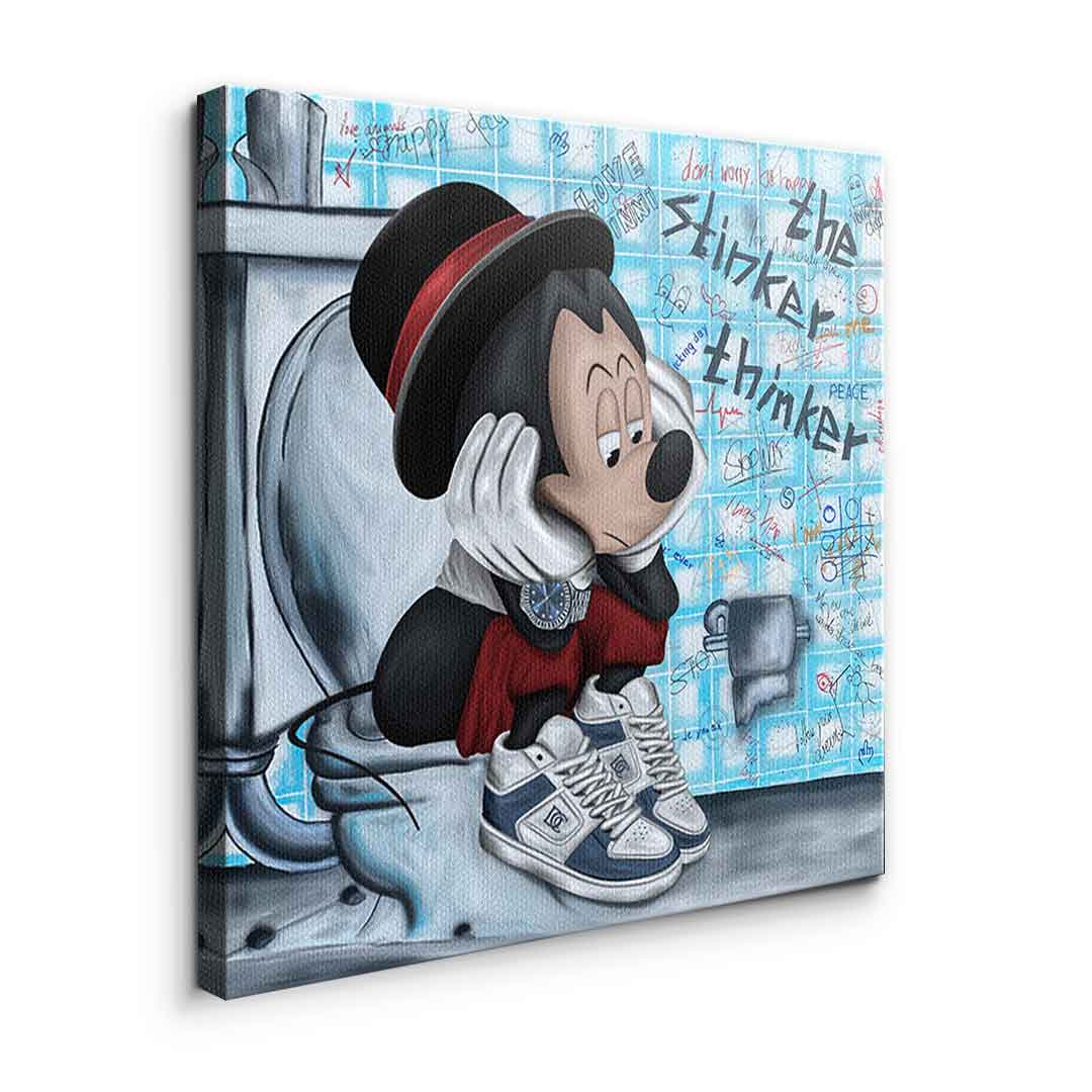 Premium Canvas Wall Art - The Stinker Thinker by Sabrina Seck, Ready to Hang, Handcrafted, UV-Resistant, Sustainable Materials 4