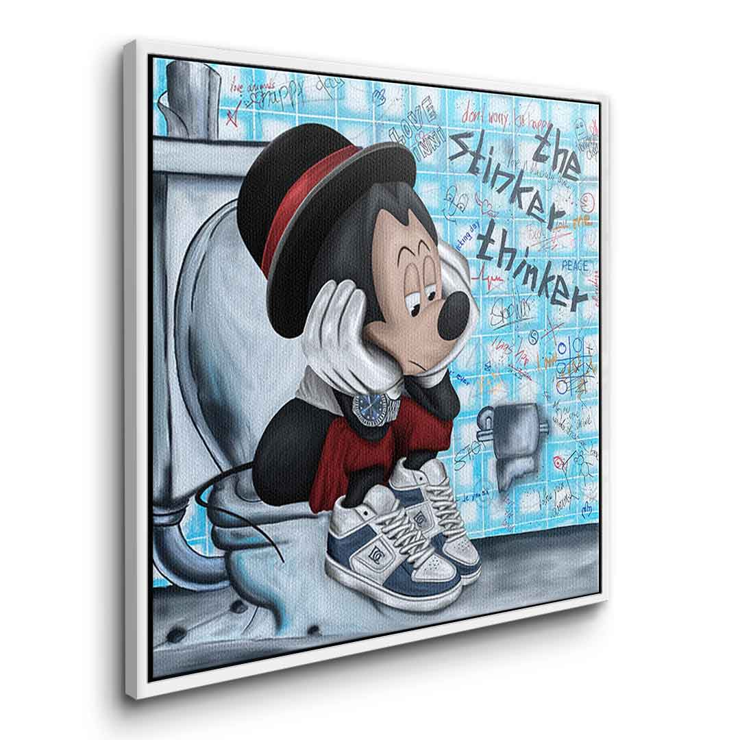 Premium Canvas Wall Art - The Stinker Thinker by Sabrina Seck, Ready to Hang, Handcrafted, UV-Resistant, Sustainable Materials 7