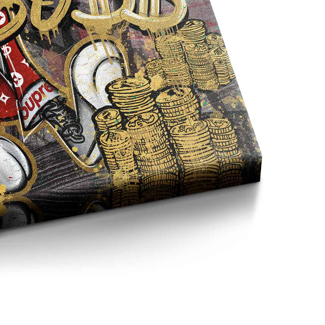 Premium Canvas Wall Art - Walk Like a Boss Motif - Limited Edition Eco-Friendly Canvas Prints 5