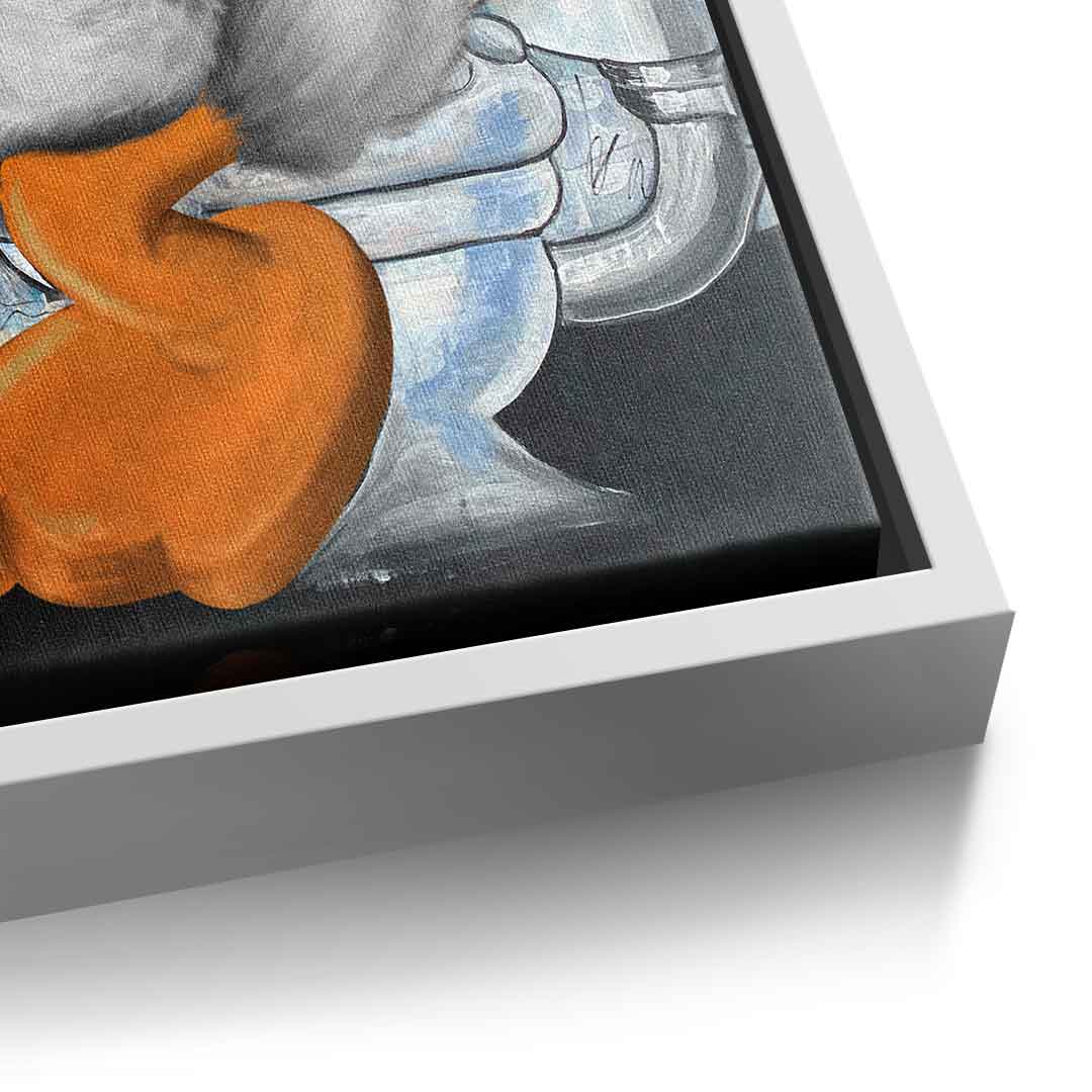 Premium Canvas Wall Art - 'Shit Happens' by Sabrina Seck, Eco-Friendly Handmade Canvas Prints, Ready to Hang, Vibrant Colors 8