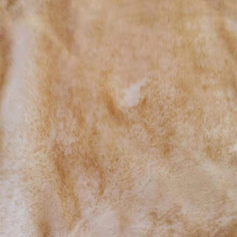 Premium Faux Velvet Blanket and Bed Throw – Cozy Plush Design in Gold and White, Heavyweight, Washable, Anti-Mould 4