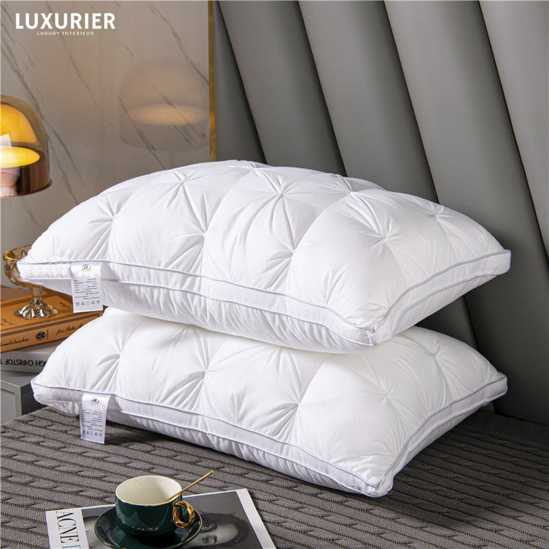 Premium Goose Down Pillows Set of 2 – Hypoallergenic 100% Cotton Cover for Ultimate Comfort and Support 1