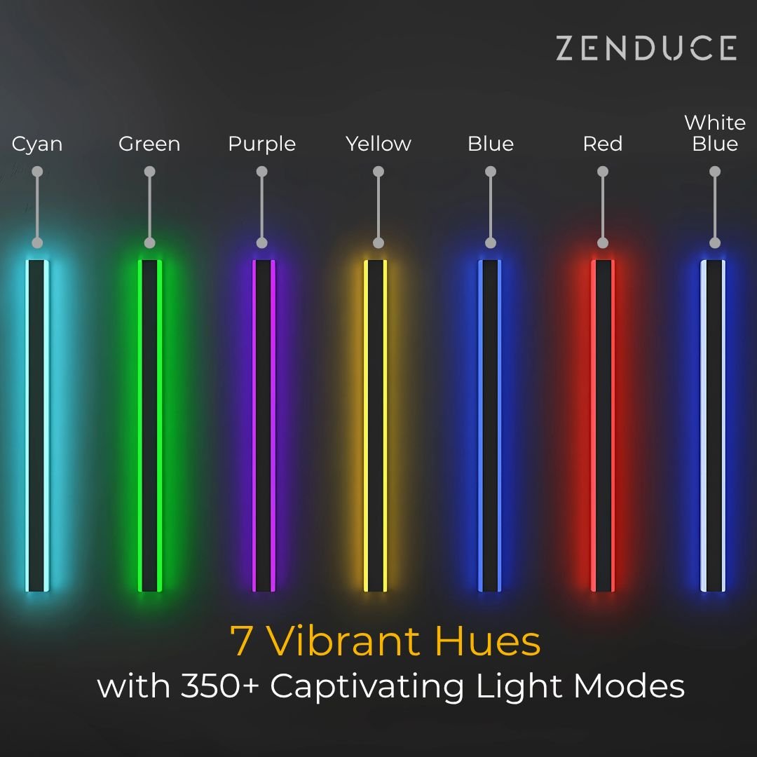 RGB Outdoor Wall Lights with Remote Control – Waterproof Slim Design for Indoor and Outdoor Use, 358 Light Effects 4