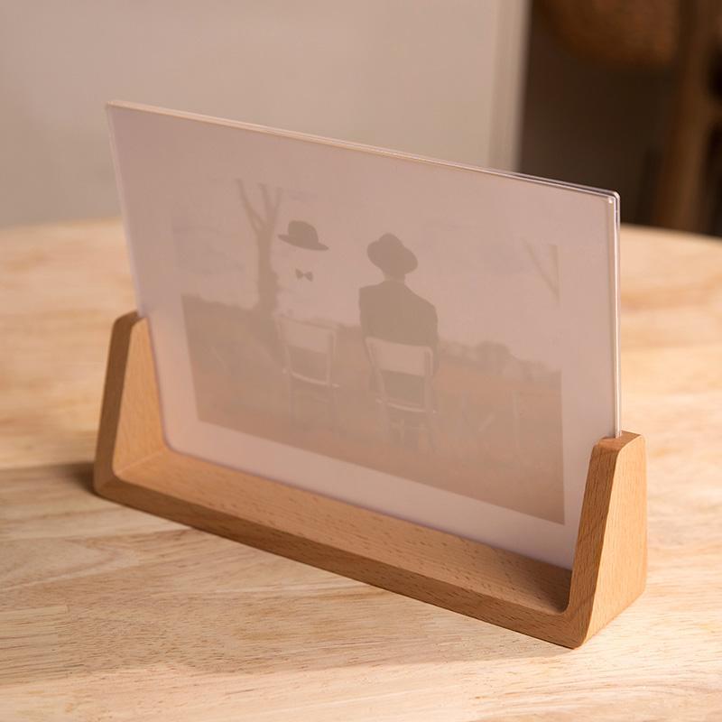 Rectangular Picture Frame 10 x 15 cm with Natural Wood Base – Elegant Photo Frame for Home Decor 5