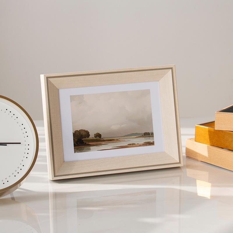 Rectangular Resin Picture Frame 10 x 15 cm in Yellow, Blue, and Beige – Modern Photo Frame for Home Decor 7