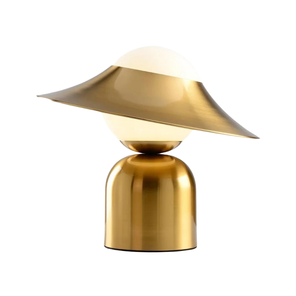 Retro-Inspired Table Lamp with Adjustable Brightness β Stylish Bedside or Desk Lamp for Living Room, Metal and Glass Construction 0