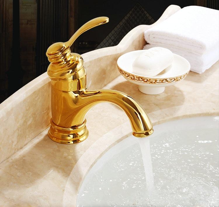 Round Lead-Free Brass Bathroom Faucet