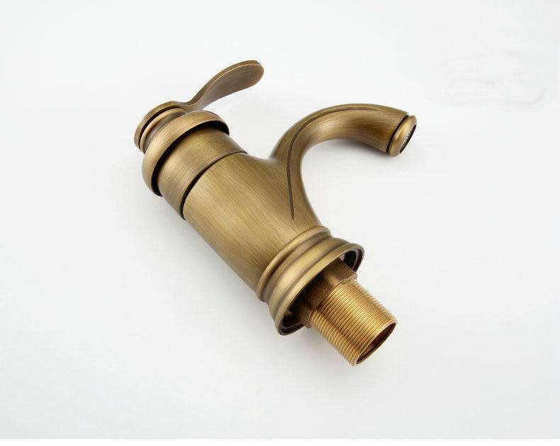 Round Lead-Free Brass Bathroom Faucet