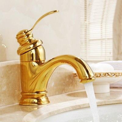 Round Lead-Free Brass Bathroom Faucet