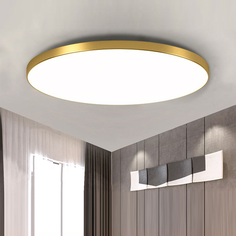Round LED Flush Mount Ceiling Light Fixture – Minimalist Design, Multiple Sizes, Energy Efficient Lighting for Home 11