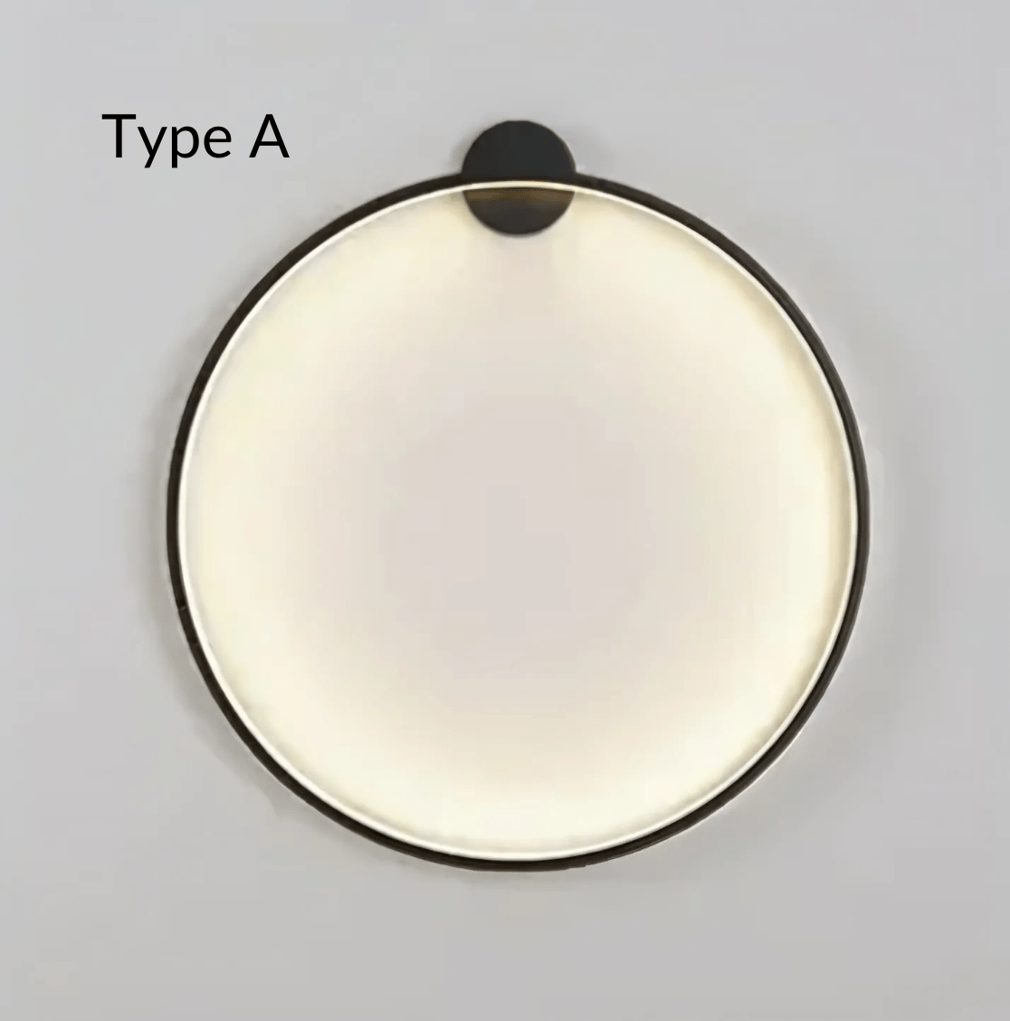 Satin Black Wall Light – Dimmable LED Modern Sconce for Indoor Use, Metal Fixture, Multiple Sizes Available 0