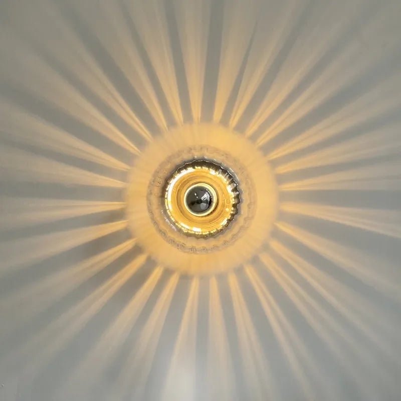 Scandinavian Wall Lamp β Modern Glass Sconce for Stylish Indoor Lighting, Metal and Glass Fixture, E14 LED Compatible