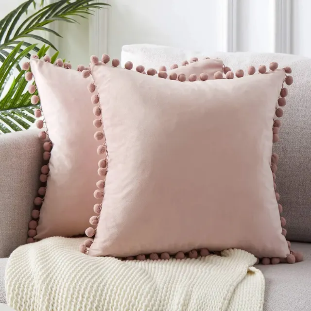Scandinavian Decorative Cushion Cover β 45 x 45 cm Soft Polyester and Cotton Pillow 3