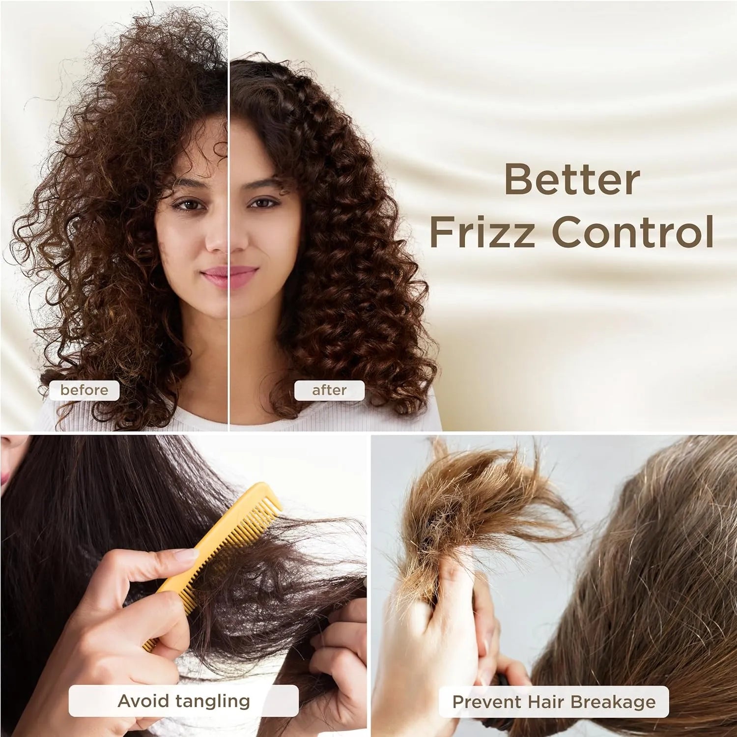 Silk Pillowcase Set for Hair and Skin Care – 100% Mulberry Silk, 2 Pack, Standard Size, Machine Washable 2