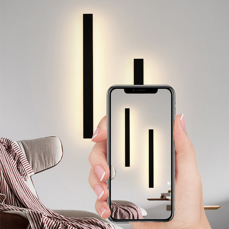 Sleek Black LED Outdoor Wall Lamp β IP65 Waterproof Modern Design for Garden and Corridor Lighting 6