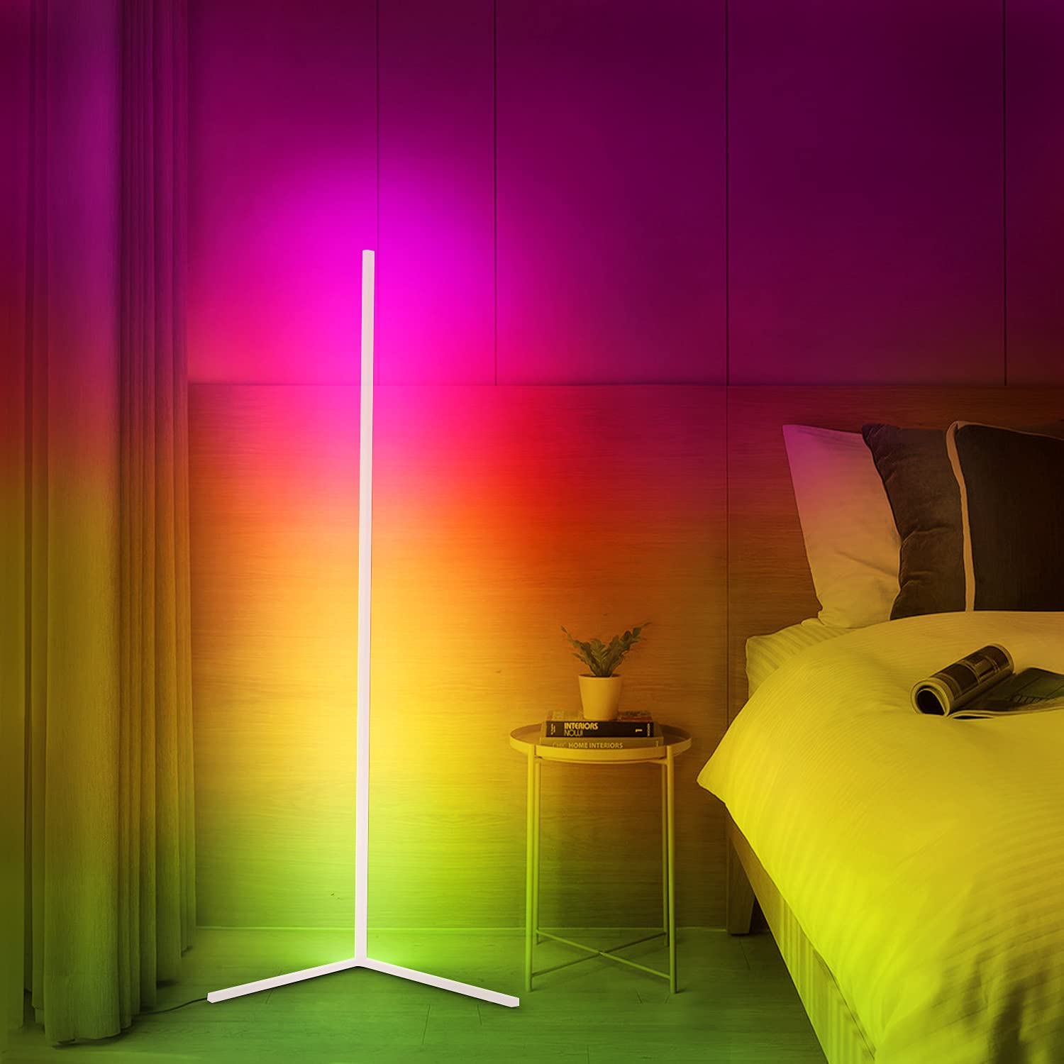 Slim LED Corner Lamp with Adjustable Brightness – Modern Light Fixture for Living Room or Bedroom 5