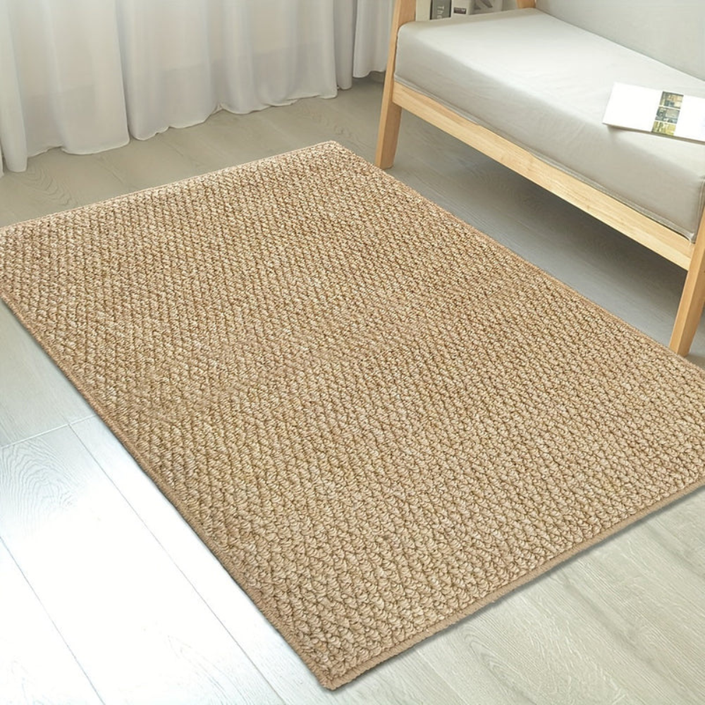 Soft Absorbent Jute Style Door Mat for Indoor and Outdoor Use – Slip-Resistant, Easy to Clean, Neutral Color, 50x80 cm, 60x90 cm, 80x120 cm 1