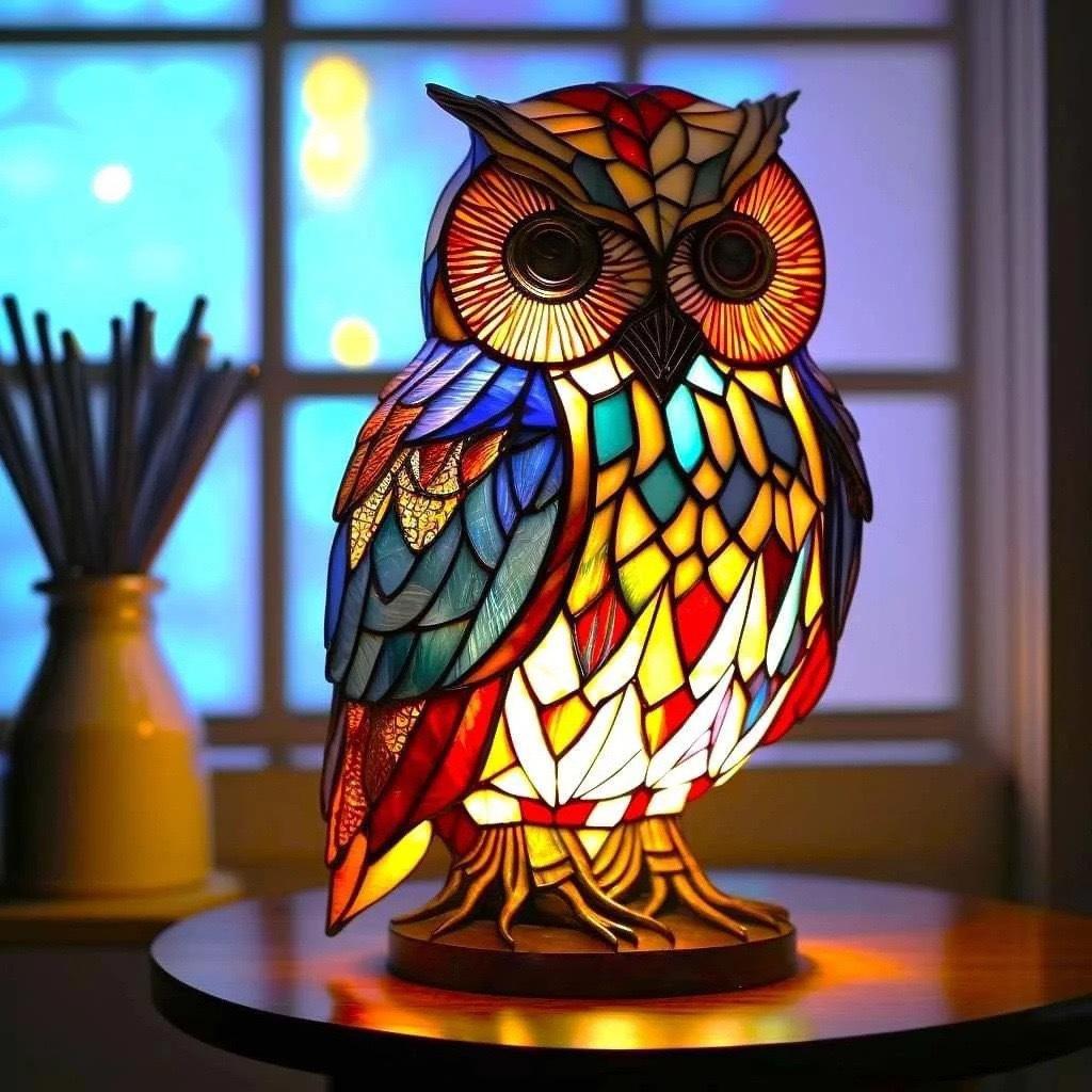 Soft Owl Night Light – Warm Glow LED Lamp for Kids' Rooms, Portable and Child-Friendly Design 0