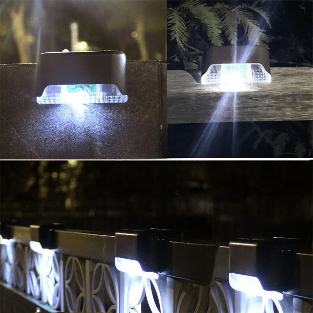 Solar Garden Lights – Self-Adhesive Outdoor Lamps for Patio and Garden, Warm White Decorative Lighting, Weather Resistant 3